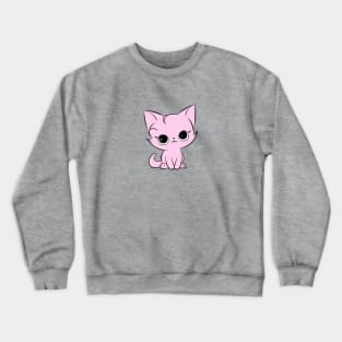 Сute  pink kitten Crewneck Sweatshirt